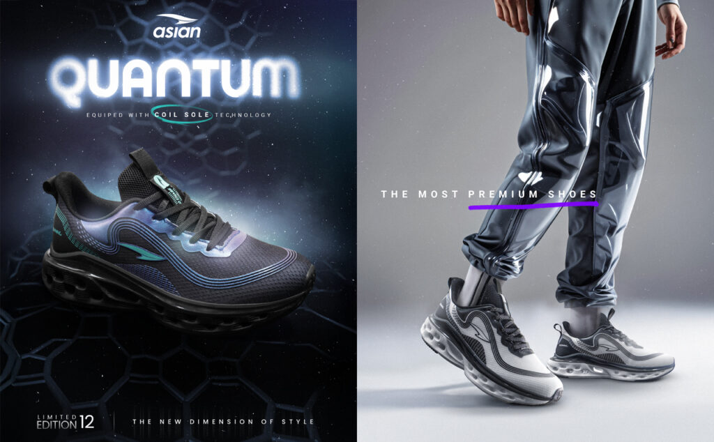 Premium badminton shoes with extra support.