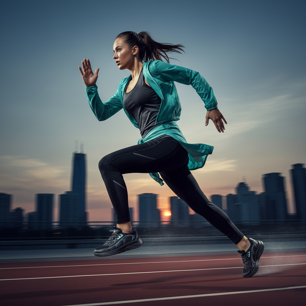 Women's sneakers for running and training.