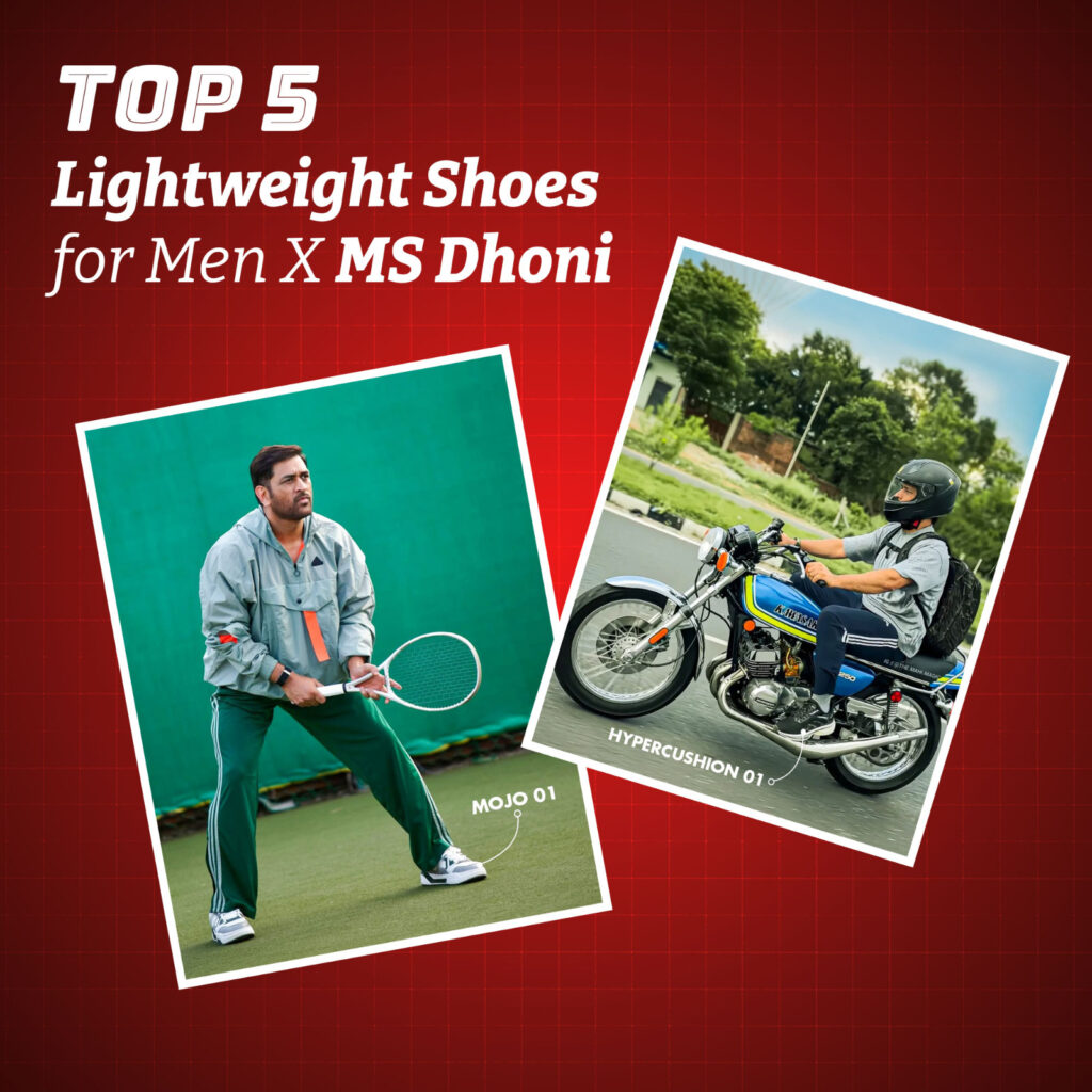 Top 5 Lightweight Shoes for Men X MS Dhoni